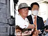 Shincheonji leader Lee Man-hee enters the Seoul Central District Court in southern Seoul for a questioning session before issuance of his detention warrant on June 24.