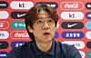 Korean national football team manager Hong Myung-bo speaks about his intent to resign during a press conference held in Mexico on June 28.
