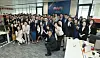 Officials and guests pose for a photo during a ceremony for launching Mirae Asset Portfolio Service in Hong Kong on June 26.