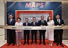 Mirae Asset Securities founder and global strategy officer Park Hyeon-joo, fourth from left, and other officials from the firm pose for a photograph at a ceremony launching Mirae Asset Portfolio Service in Hong Kong on June 26.