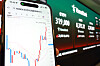 Fluctuation of Kodex Samsung Electronics-tied single stock leveraged exchange-traded fund is seen on a mobile device on May 27.