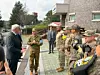 Ukrainian Foreign Minister Andrii Sybiha visits the inter-Korean border on June 30.