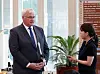 Ukrainian Foreign Minister Andrii Sybiha, left, speaks with a reporter after his talks with Korean counterpart in central Seoul on June 30.