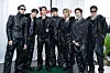 K-pop megagroup BTS poses for a photo at a stadium in Goyang, Gyeonggi, on April 9.