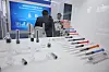 Pharmaceutical products are on display at an exhibition held in Gyeonggi on March 31.