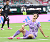 Midfielder Lee Jae-sung reacts during a match against El Tri in Mexico on June 18.