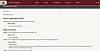 Webpage showing a university program center with contact details and campus listings.