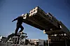 A Hanwha Aerospace engineer checks a K-239 Chunmoo rocket artillery system during its demonstration at Hanwha Aerospace factory in Changwon, Korea, March 16, 2023.