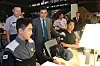 Defense Minister Ahn Gyu-back, center, meets with aspiring Army soldiers at Korea Military Academy in northern Seoul on May 27.