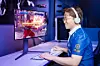 Tekken pro-gamer Bae Jae-min, whose player name is Knee, plays a game in an undated photo.