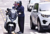 A food delivery worker is seen in Seoul on June 3.