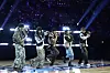 K-pop boy band Cortis performs during halftime in an NBA basketball's All-Star-Celebrity Game on Feb. 13, in California.