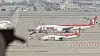 Aircraft from T'way Air are parked at Incheon International Airport on April 13.