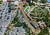 Roller coaster 'Draken' in Gyeongju World in North Gyeongsang is seen in a photo taken on July 12.