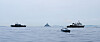 Navy vessels participate in a maritime drill for patrol mission in waters near Busan on June 18. The photo is unrelated to the story.