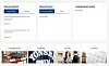 The English website of Yonsei University's Department of Economics displays information about recipients of the department's 2022 economics awards in the bottom section of the leftmost box, while the center and right boxes are empty.