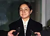 Comedian Park Na-rae speaks to reporters after a questioning session held at the Seoul Gangnam Police Station in southern Seoul on Feb. 20.