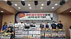 People hold a press conference to protest employment contract for foreign workers HD Hyundai Heavy Industries in an undated photo.