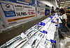 Packaged mackerel products are displayed in a supermarket in Seoul on July 6.