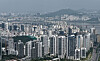 High-rise apartment complexes are seen in Gangnam District, southern Seoul, on July 19.