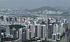 High-rise apartment complexes are seen in Gangnam District, southern Seoul, on July 19.