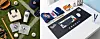 Left: food container products produced through collaboration between LocknLock and the Doosan Bears; Right: Keyboard produced through collaboration between Logitech and the Doosan Bears