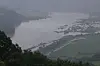 Imjin River swells in Yeoncheon County, Gyeonggi, on July 10.