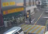 A courier is seen delivering an ear-device and electronic devices for cheating in Dongdaemun District, eastern Seoul, in November 2025.