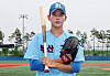 Ha Hyun-seung of Busan High School holds a bet and a glove during an interview with the JoongAng Ilbo in Pohang, North Gyeongsang, on July 19.