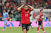 Korean footballer Lee Kang-in reacts after losing a FIFA World Cup match against South Africa in Mexico on June 24.