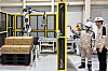 Robot packages LG PuroTec products at a manufacturing facility in Haiphong, Vietnam, in undated photo.