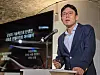 Choi Jae-in, Samsung Electronics executive vice president and head of the XR Development Team at Mobile eXperience business, speaks at a briefing held in London on July 23.