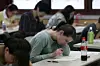 International test takers take the Test of Proficiency in Korean.
