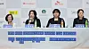 Panel of organizers seated at a press table during the Seoul International Women’s Film Festival briefing.