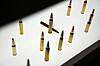 Bullets are displayed at the National Rifle Association (NRA) annual convention in Houston, Texas, on May 29, 2022. This photo is unrelated to the story.