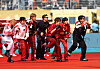 K-pop boy band BTS performs during the half time show in New Jersey, New York, at the FIFA World Cup 2026 on July 19.