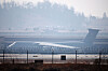 U.S. Air Force's C-5M Super Galaxy aircraft is seen at Osan Air Base in Pyeongtaek, on March 12.