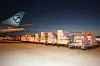Chips made by Samsung Electronics and SK hynix are set to be loaded to aircraft heading to Hong Kong at Incheon International Airport on July 30.