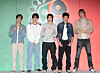 Members of boy band Cortis pose for a photograph at an event held in eastern Seoul on April 28.