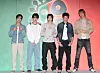 Members of boy band Cortis pose for a photograph at an event held in eastern Seoul on April 28.