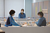 Nurses take care of newborn babies at a hospital in Gyeonggi on July 29.