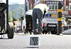 A road temperature stands at 40.6 degrees Celsius (105.08 degrees Fahrenheit) in Changwon, South Gyeongsang, on July 31.