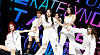 Girl group AtHeart performs during a showcase held in central Seoul on Aug. 13, 2025.