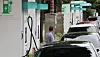 EVs are being charged at a station in Seoul on July 30.