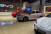 BYD vehicles are displayed at the BYD Experience Centre in Darlinghurst, Sydney, Australia on Feb. 19, 2024.