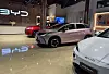 BYD vehicles are displayed at the BYD Experience Centre in Darlinghurst, Sydney, Australia on Feb. 19, 2024.
