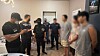 Police arrest scam ring members operated in Kazakhstan in an undated photo