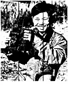Kim, a Korean boy who accompanied Robert H. Mosier, a U.S. war correspondent