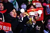 Protesters call for ouster of then-President Yoon Suk Yeol at a rally held in western Seoul on Dec. 7, 2024.