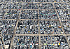 Used cars are parked in Incheon on March 8 before being export.